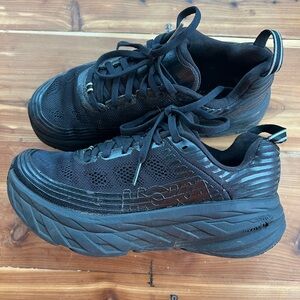 Hoka All-Black Athletic Shoes